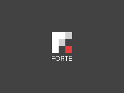 Forte Logo forte logo minimal pixels strong wordpress theme