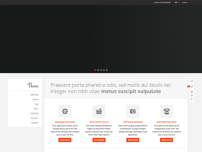 Home Page basic concept ecommerce home page minimal wordpress theme