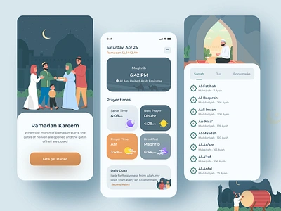 Ramadan Kareem 🌙✨ adobe adobe illustrator arab arabic font colors figma illustraion muslim quran ramadan sketch ui ui design ux uxdesign