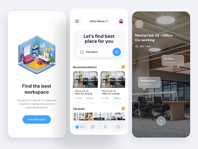 Work-space Finder App 👨🏼‍💻