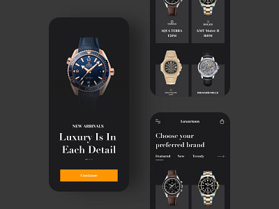 Watch Store app 🕰 adobe app design ecommerce figma illustration ios logo store ui uidesign uiux ux uxdesign