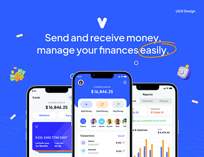 Veno - Fintech App adobe design figma finance fintech illustration logo ui uidesign uiux ux uxdesign wallet