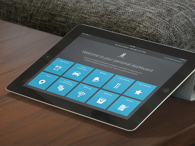 The Ritz-Carlton iPad Dashboard dashboard hotel ios7 ipad management