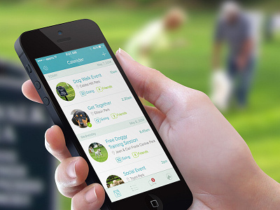 Social iPhone App for Dog Owners app dog dog owner fresh ios7 iphone outdoor