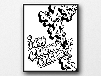 MONEY MAGNET - Affirmation Poster