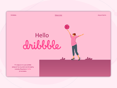 Hello Dribbble!