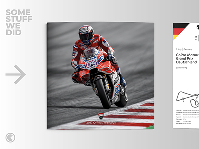 Ducati Corse • 2017 Official Yearbook books ducati graphic graphic design motor motor sport racing sport works