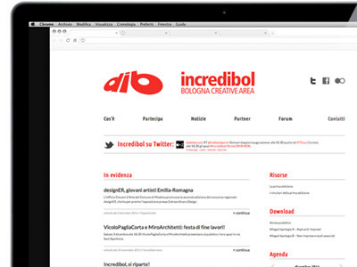 Incredibol Website graphic design web design