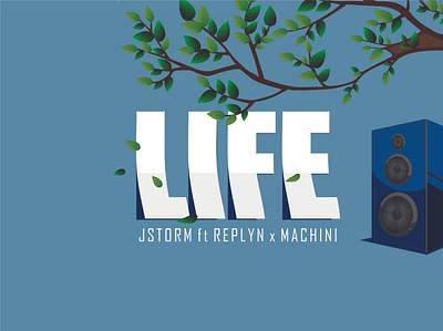 LIFE JSTORM album artwork design