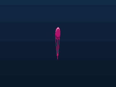 Jellyfish animation game gameart illustration jellyfish loop pixel pixelart
