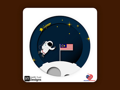 MALAYSIA FLAG illustration vector