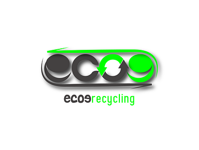 ecoe recycling logo design logo logodesign typography