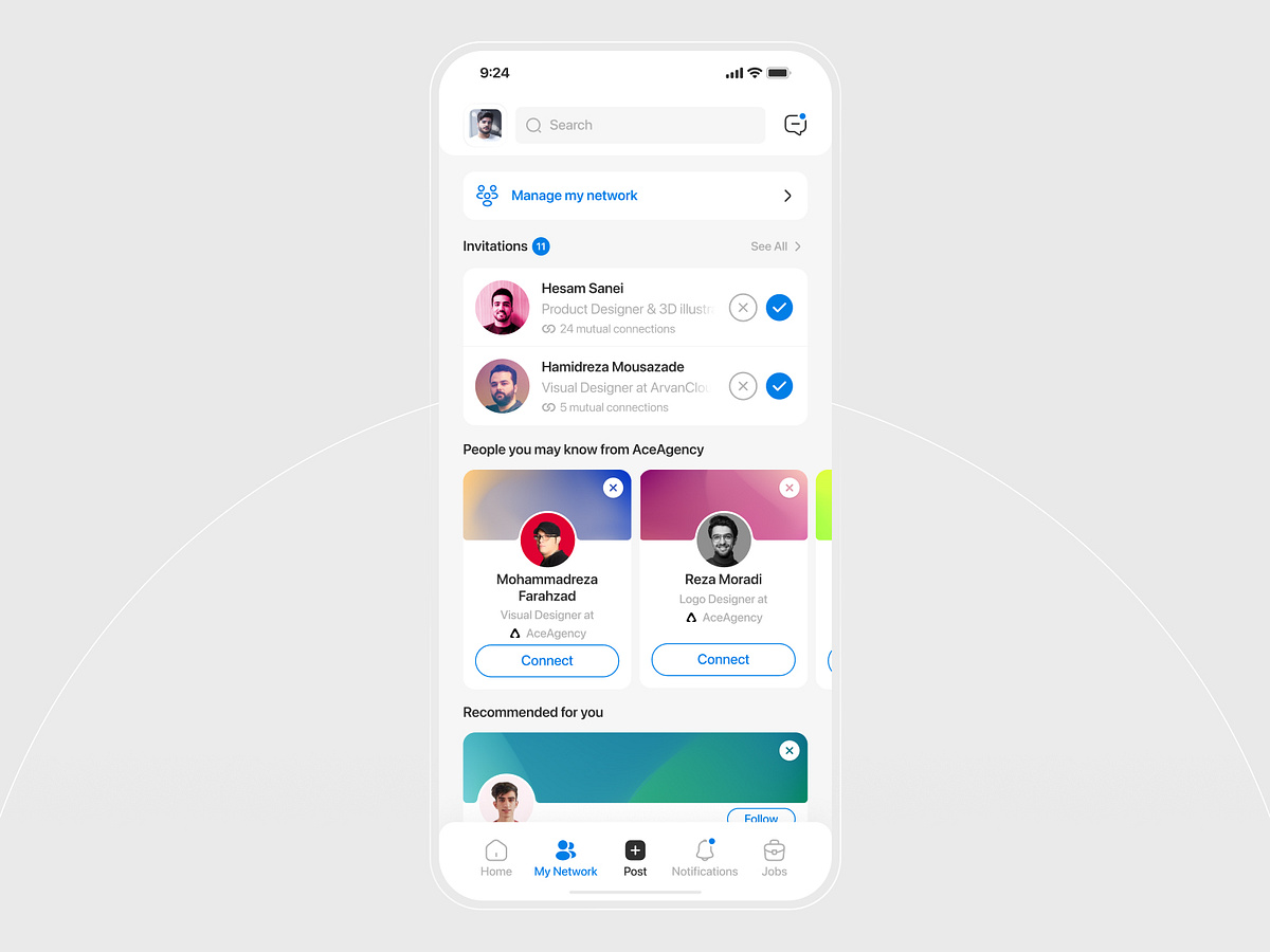 Linkedin Visual Redesign By Ech⚡️ On Dribbble