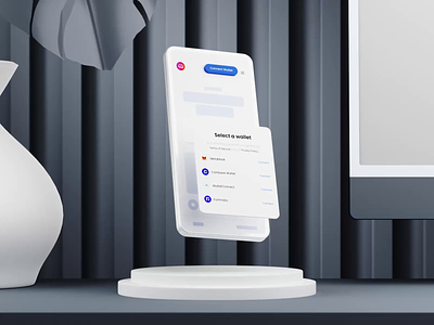 Market 3D Motion Interaction Teaser 3d 3d animation 3d motion 3d motion design blender connect wallet crypto crypto wallet cycles interaction design ui interaction ui motion ux ux design wallet
