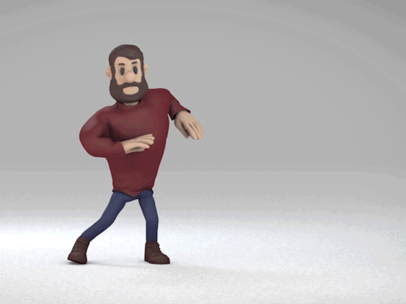 3D Clay Animation Test 3d animation c4d character cinema 4d clay claymation dancing