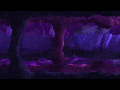 Dark Cavern - Parallax 2d background cave environment game painting parallax