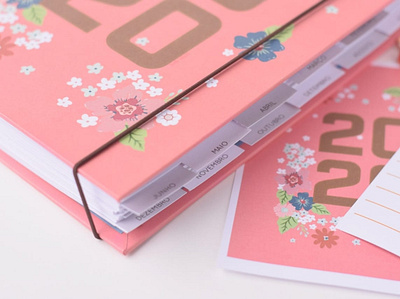 2020 Planner cover creative design digital art drawing flowers graphic design illustration papelaria paper planner product design stationary