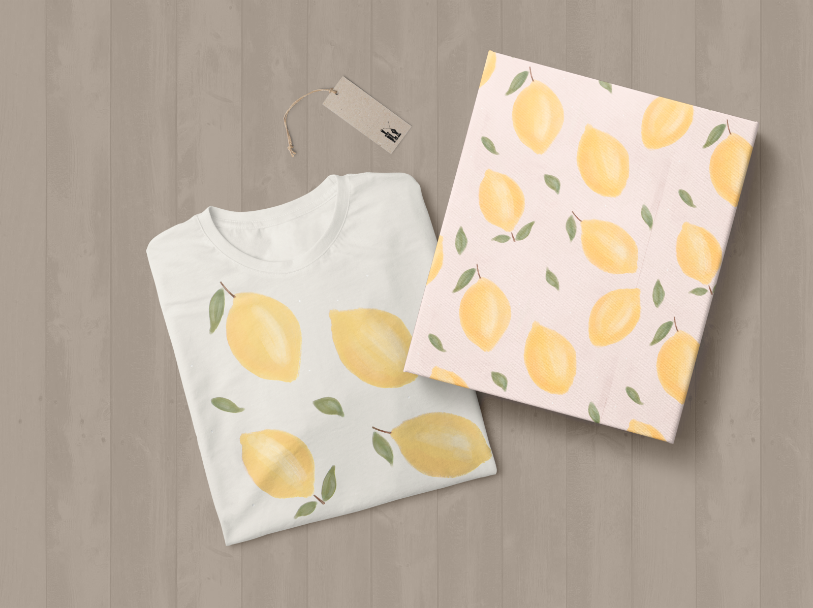 Lemon Pattern Design by Ludmila Vago on Dribbble