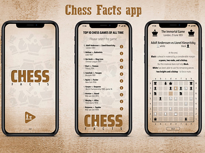 Chess facts app