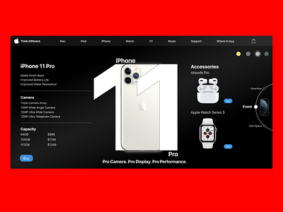 iPhone 11 Pro Rear Re-designed art branding design flat minimal typography ui ux web website