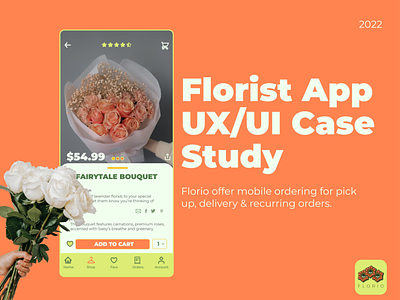 UX/UI Case Study | Florist Mobile Ordering App