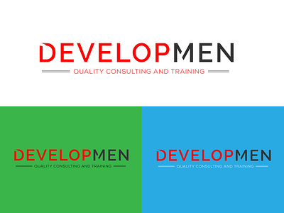 Developmen Logo branding branding design design illustrator logo luxury logo minimal minimalist logo robin237 unique vector