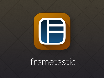 Frametastic 2.0 App Icon app flat frame grid icon ios ios7 shadow