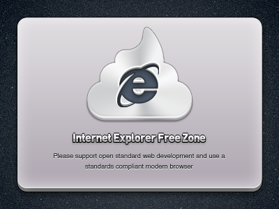 Crosswalk Dribbble Internet Explorer Free Zone