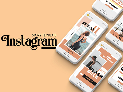Minimal Instagram Story Template Design instagram instagram post minimal online marketing promotional design social media design social media post