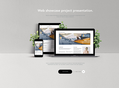 Corporate Web page Presentation corporate graphic design minimal webdesign