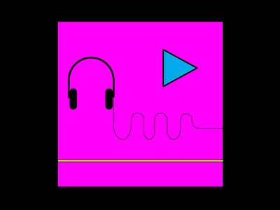 Music - Guilty Pleasure black bose calarts california institute color colour design free headphone icon ilustrator invitation logo love music pink pleasure retro ui ux