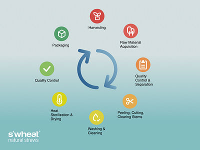 Process Chart for S'wheat Straws