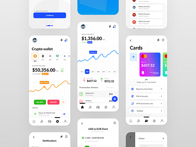 Fintech App bank bank app bank card banking app cryptocurrency cypto finance finance app financial financial app fintech fintech app fintech branding