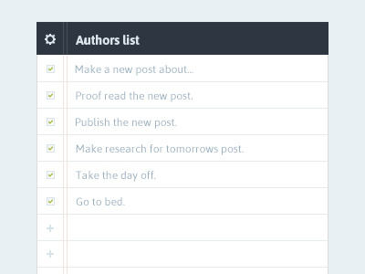 To Do List freebie gui interface list photoshop psd to do