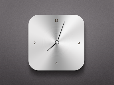 Modern Clock Widget clock free freebie minimal modern psd widget