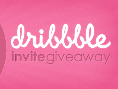 Dribbble Invite dribbble giveaway invite