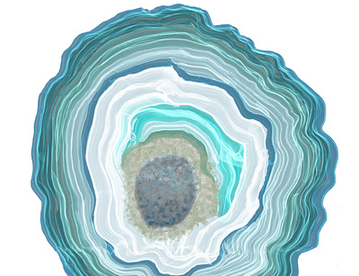 Blue gem design illustration quartz