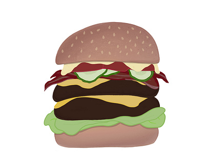 Burguelicious burger cheeseburger cooking design food illustration illustration kitchen