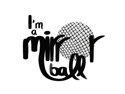 Mirrorball. Lyrics logo branding caligraphy cardigan design folklore illustration lettering lettering art lettering logo logo lyrics taylor swift