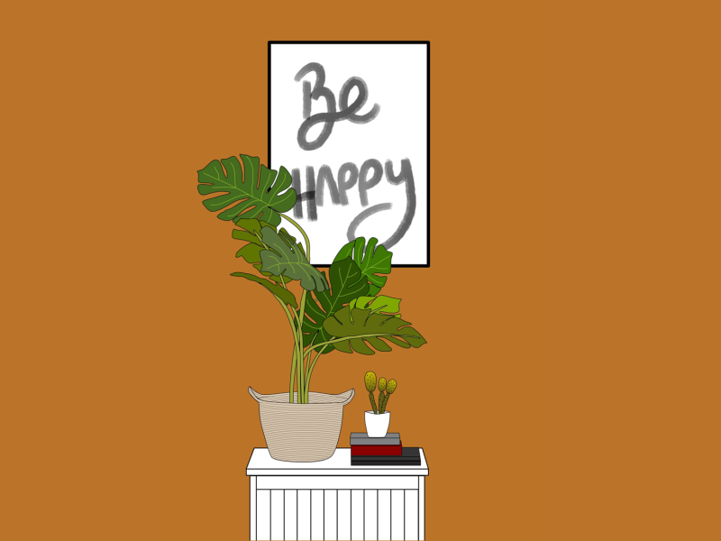 Plants make me happy by Ingrid Robles on Dribbble