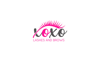 XOXO Lashes eyelash eyelash logo logo logo design logo ideas logo inspiration tahsin nihan