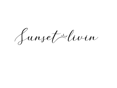 sunset living branding logo logo design logo designer logo ideas unique logo