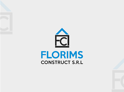 Florims Construct S.R.L branding construction logo illustration inspiration logo logo design logo designer logo ideas logo inspiration logos real estate logo tahsin nihan unique logo