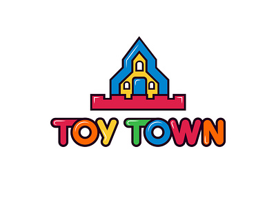 Toy Town child logo colorful logo design fun logo inspiration inspiration logo design symbol logo designer logo inspiration logos tahsin nihan toy logo ideas unique logo vector website logo