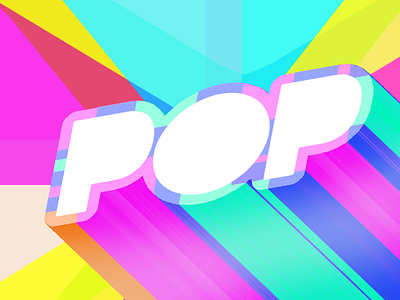pop text art artwork color colorful design illustration photoshop popart vector