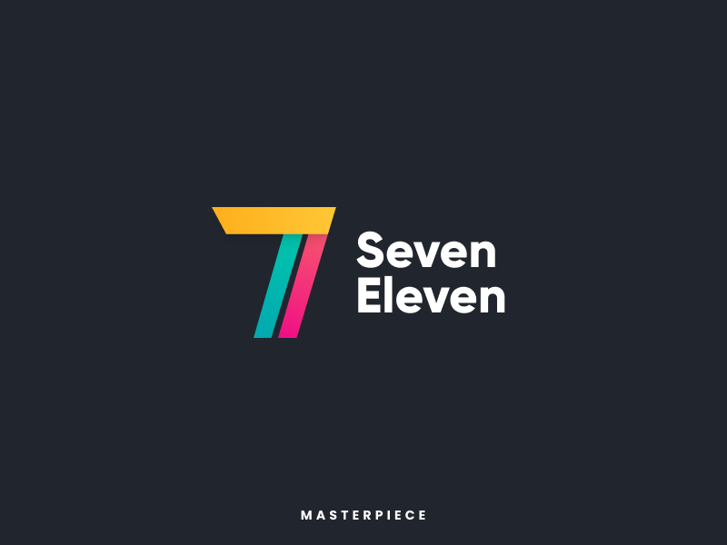 Seven Eleven - Logo Concept by masterpiece on Dribbble