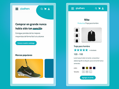E-commerce mobile UI app clothes ecommerce ecommerce app shopping app ui ux