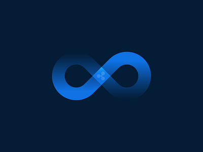 Connections Icon blockchain brand branding connection connections icon illustration infinity infinity symbol payments ripple
