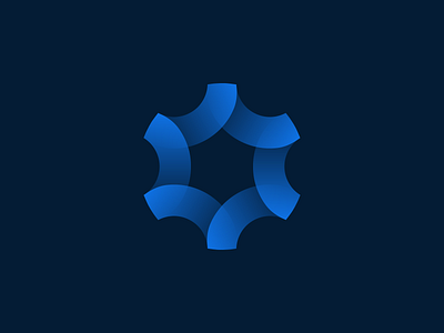 Settings Icon blockchain brand gear icon illustration ripple settings