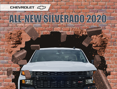 Chevrolet 2020 Silverado Car Booklet layout design photography